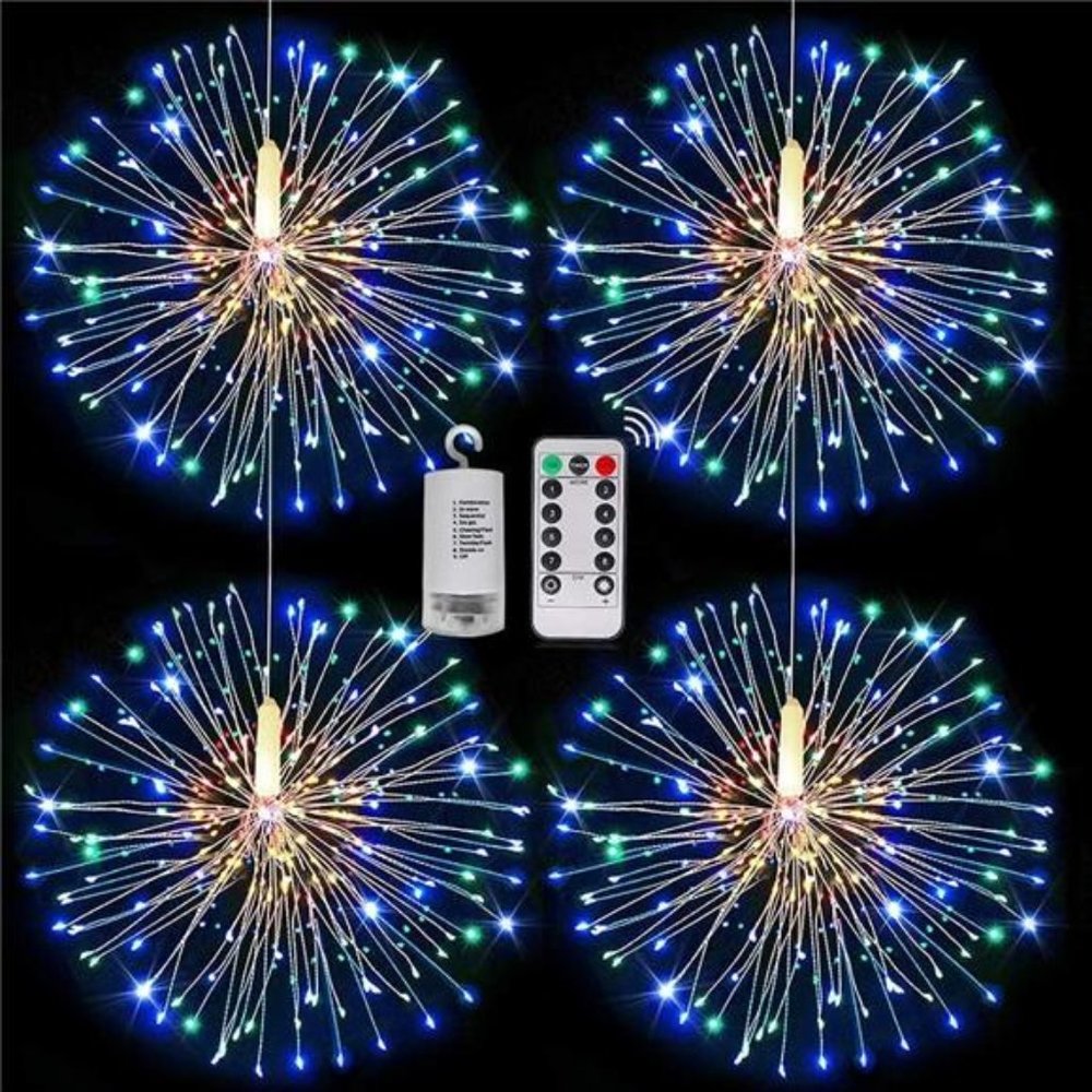 Fairy String Lights Christmas Lights,120 LED 8 Modes Battery Operated Hanging